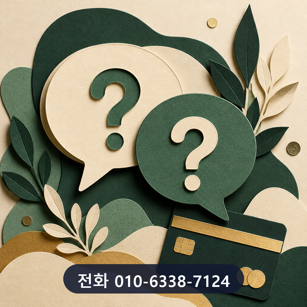 카드깡 되는 곳 자주 묻는 질문 이미지