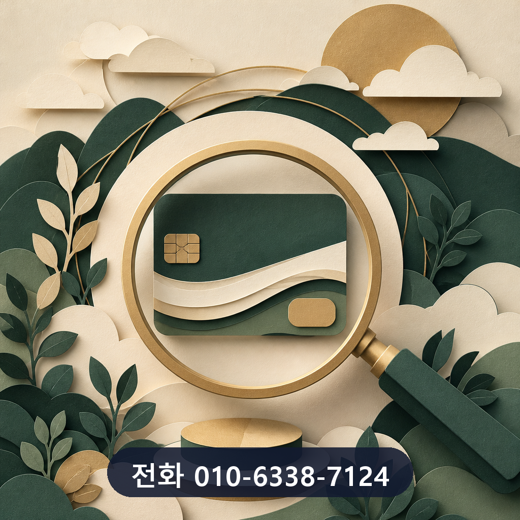카드깡 되는 곳 한도 확인 이미지