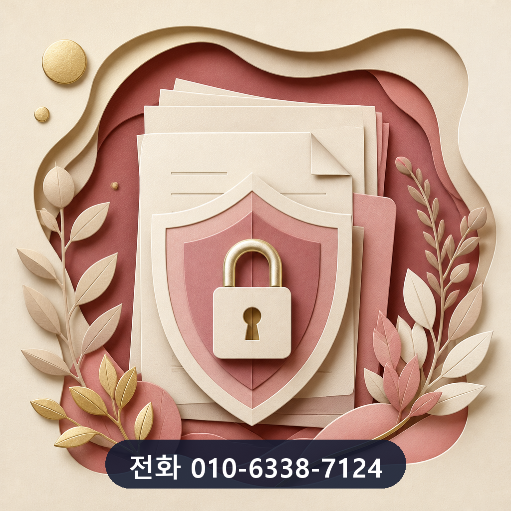 카드깡 되는 곳 개인정보 보호 이미지