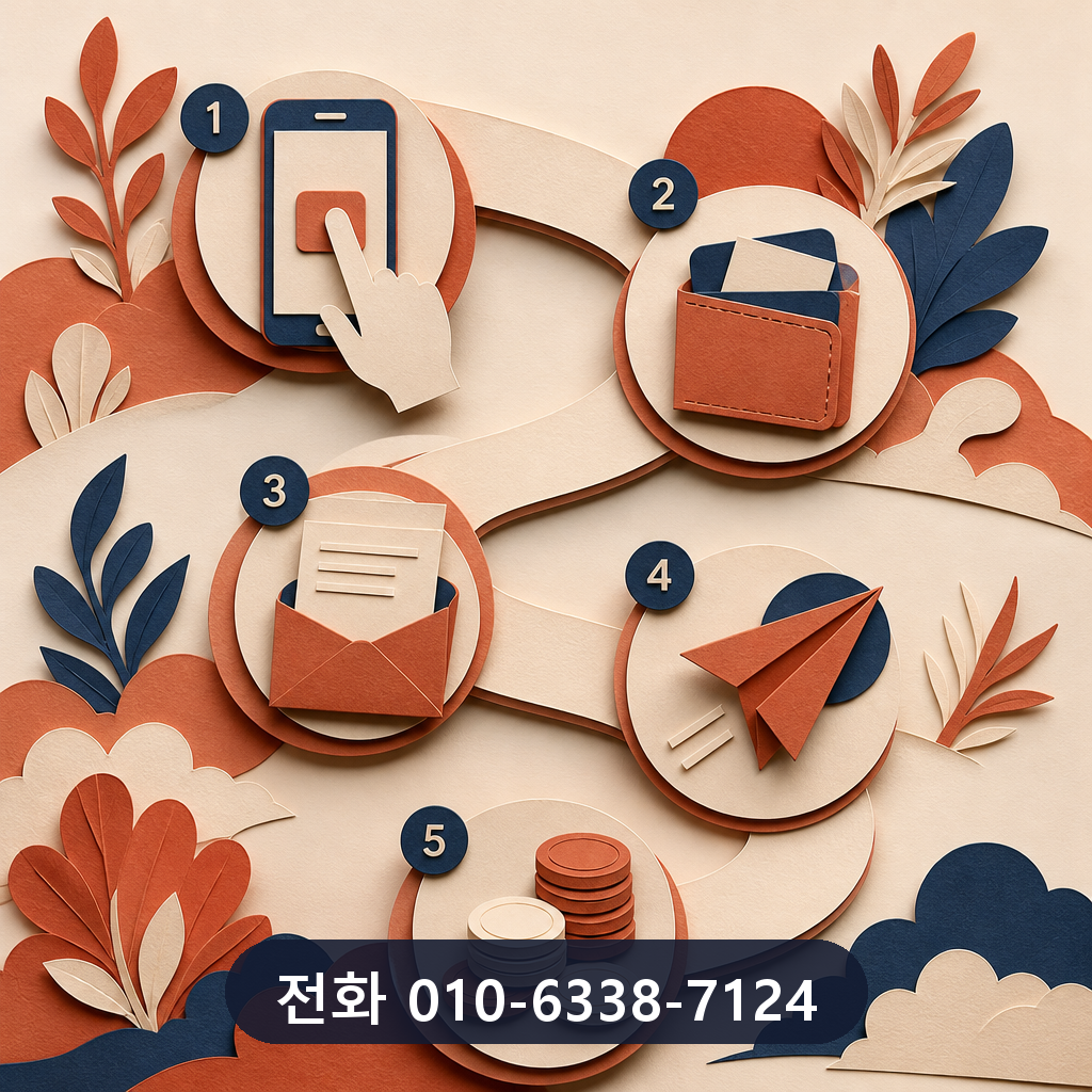 카드깡 되는 곳 진행 절차 이미지